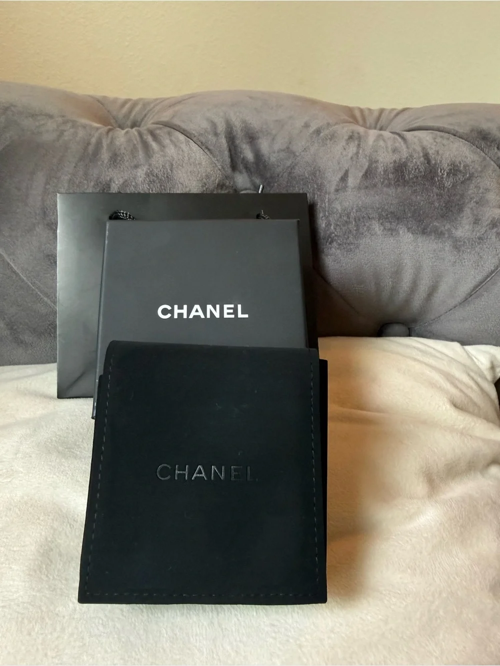 Chanel Gold Quilted Classic Flap Bag Pendant Necklace